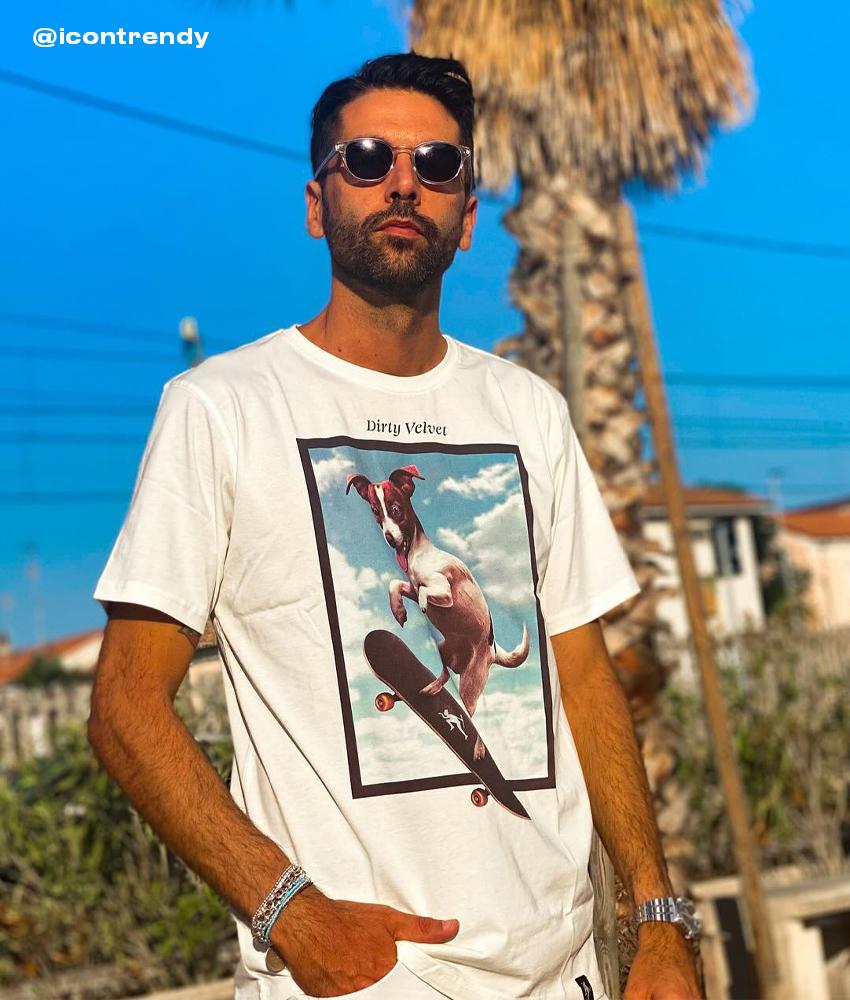 Dirty Velvet Skate Dog