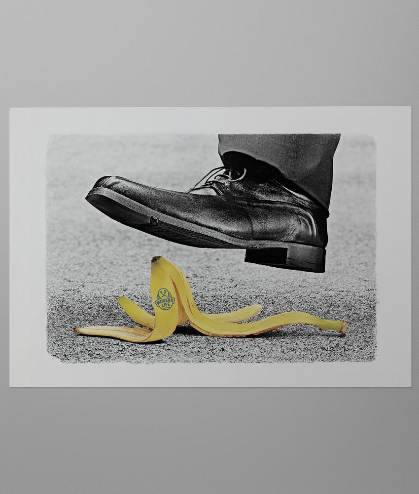 dirty velvet Slip Up Art Print