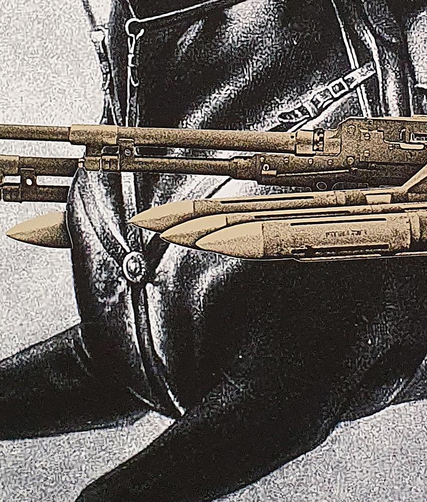 Dirty Velvet War Horse Art Print