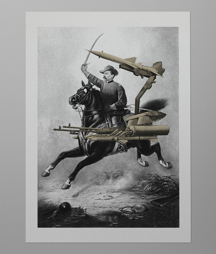 dirty velvet War Horse Art Print