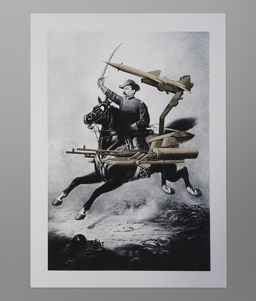 dirty velvet War Horse Art Print