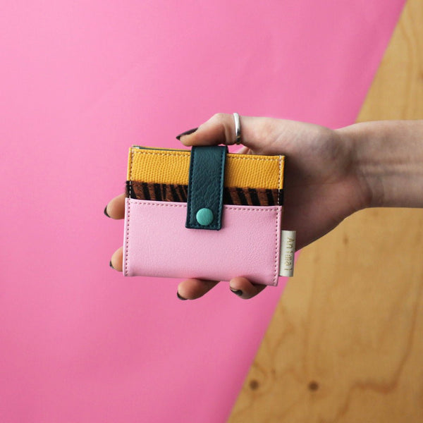 Disaster Designs Animal Tiger Print Fold Over Purse