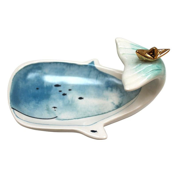 Disaster Designs By The Sea Whale Dish With Gift Box