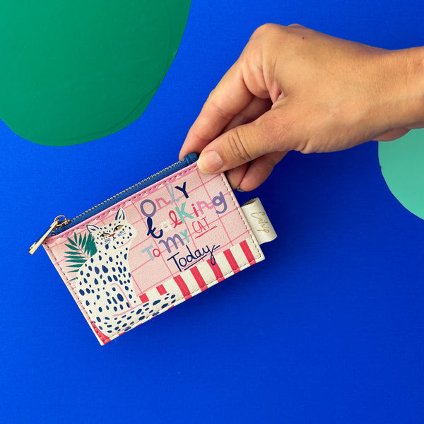 Disaster Designs Catnip 'Only Talking To My Cat' Zip Purse