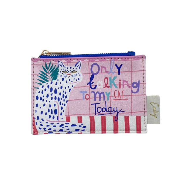 Disaster Designs Catnip 'Only Talking To My Cat' Zip Purse