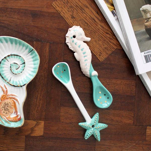 Disaster Designs Coral Seahorse And Starfish Spoon Set