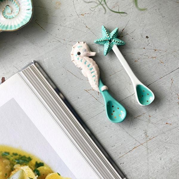 Disaster Designs Coral Seahorse And Starfish Spoon Set
