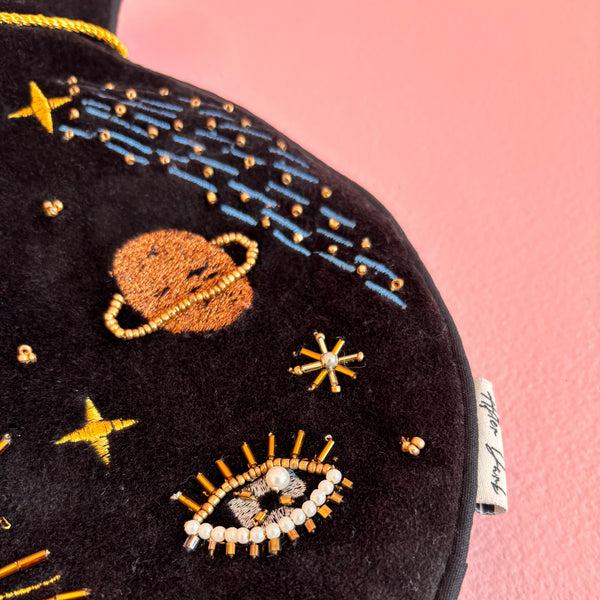 Disaster Designs After Dark Black Hot Water Bottle