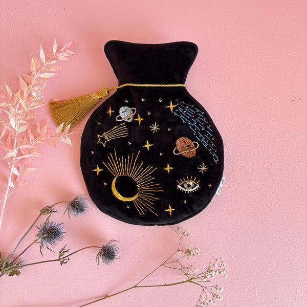 disaster designs After Dark Black Hot Water Bottle