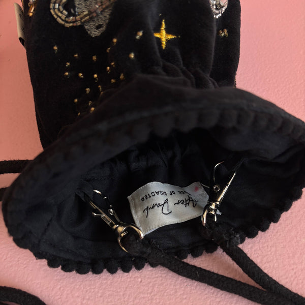 Disaster Designs After Dark Black Pouch