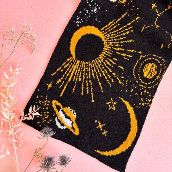 Disaster Designs After Dark Black Scarf