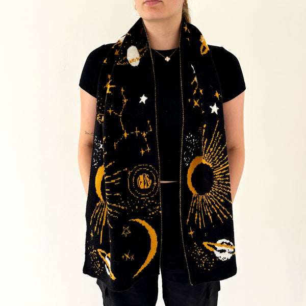 disaster designs After Dark Black Scarf