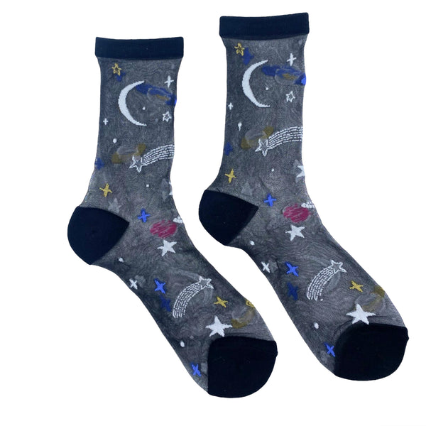 Disaster Designs After Dark Sheer Socks