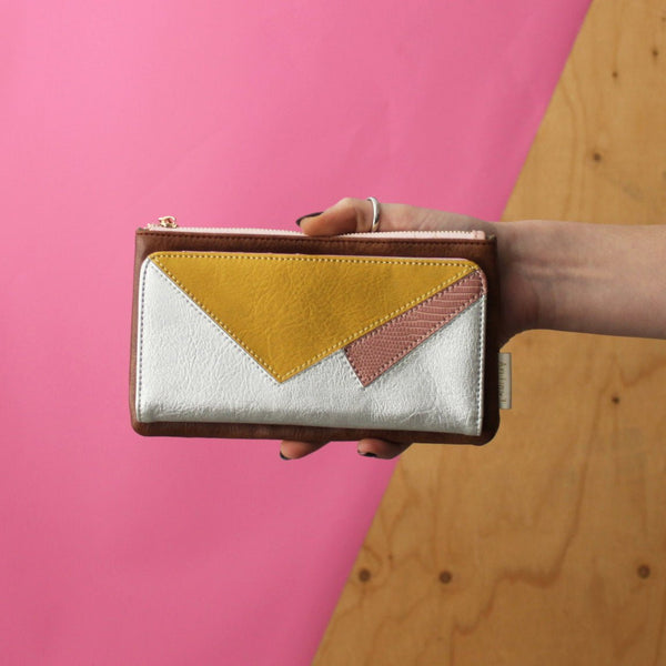 Disaster Designs Animal Print Silver Wallet