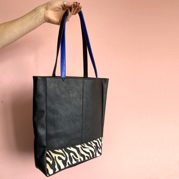 Disaster Designs Animal Print Zebra Tote