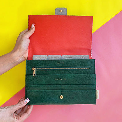 Disaster Designs Animal Print Zebra Travel Wallet