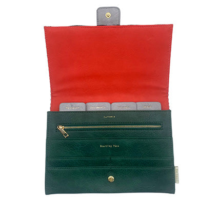 Disaster Designs Animal Print Zebra Travel Wallet