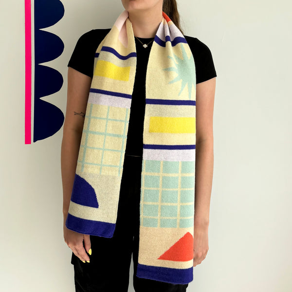disaster designs Bloc Abstract Scarf