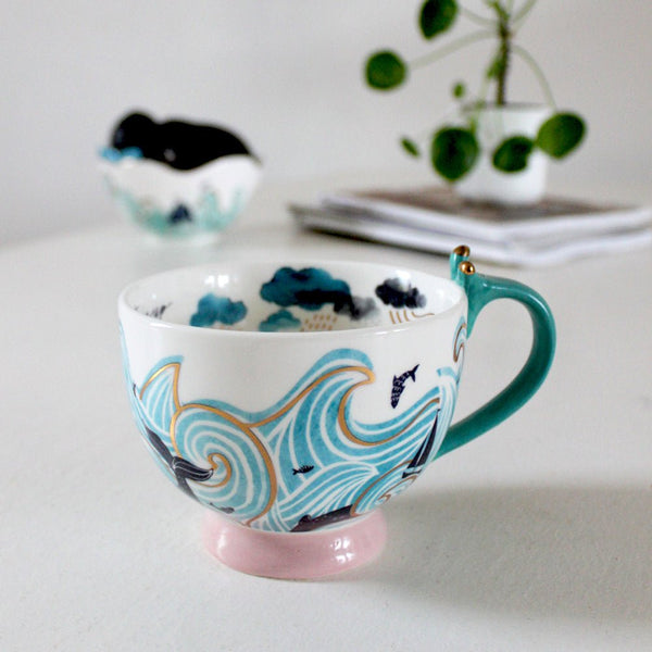Disaster Designs By The Sea Storm Tea Cup