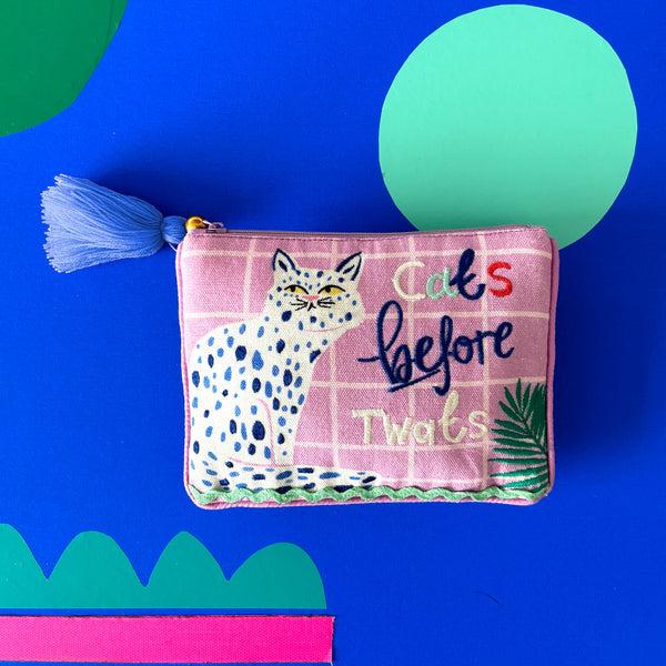 Disaster Designs Catnip 'Cats Before Twats' Purse