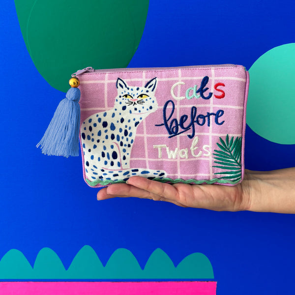 Disaster Designs Catnip 'Cats Before Twats' Purse