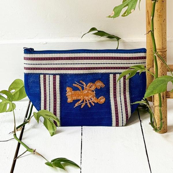 Disaster Designs Coral Lobster Recycled Pouch