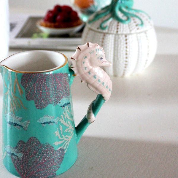 Disaster Designs Coral Seahorse Jug