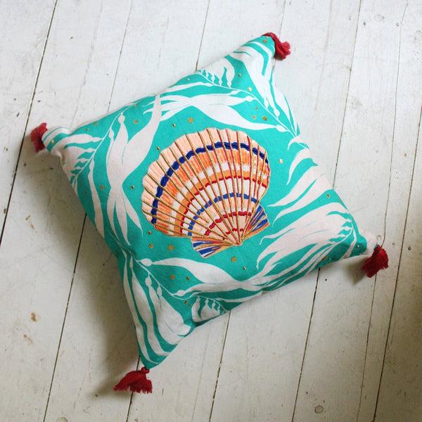 Disaster Designs Coral Shell Cushion