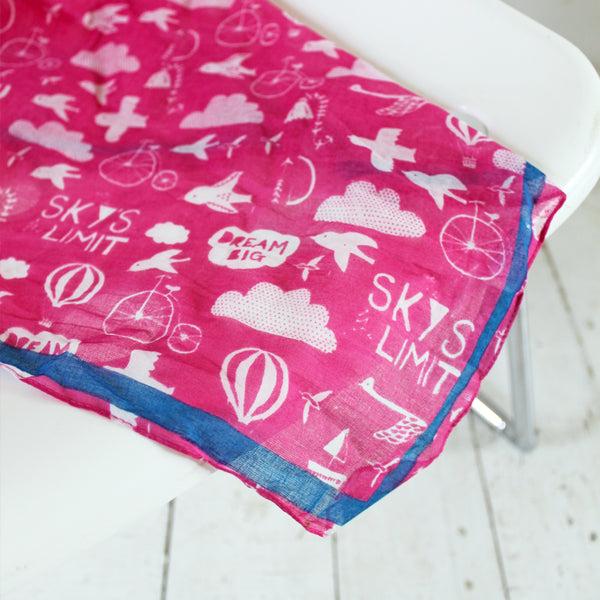 Disaster Designs Daydream Pink Scarf