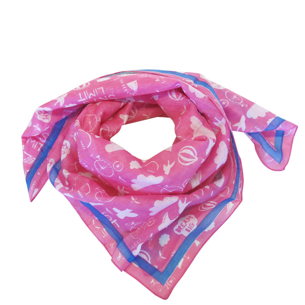 Disaster Designs Daydream Pink Scarf