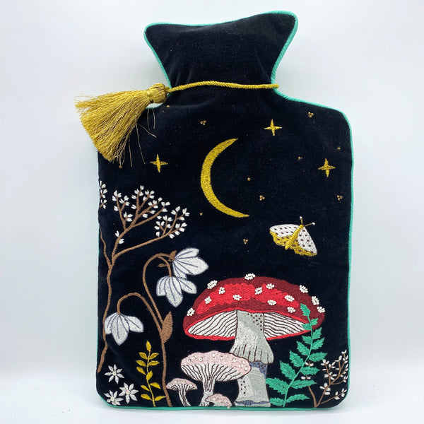 Disaster Designs Forage Black Hot Water Bottle