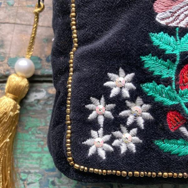 Disaster Designs Forage Black Makeup Bag