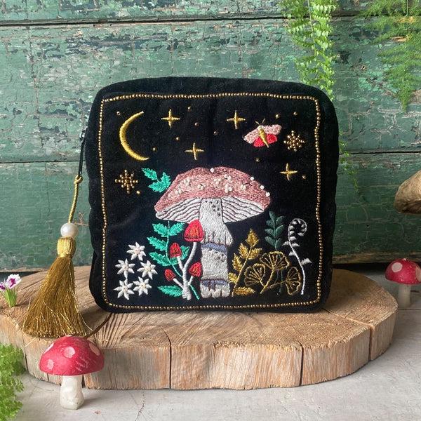 Disaster Designs Forage Black Makeup Bag