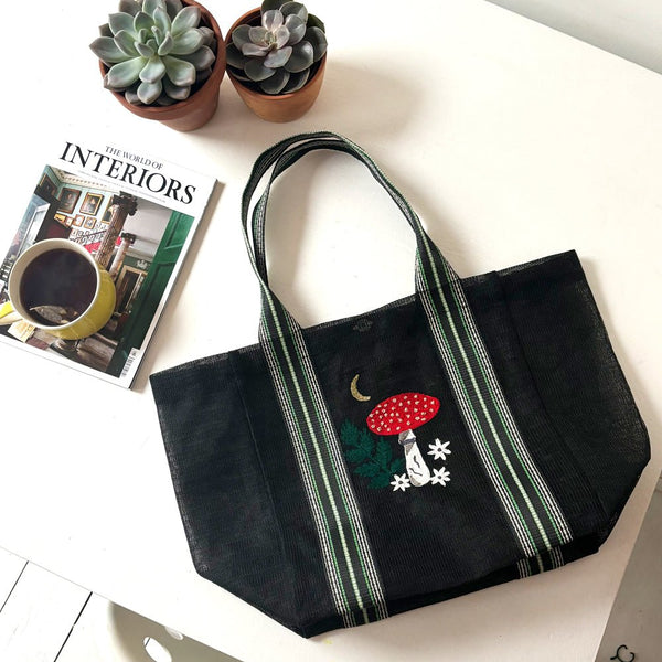 Disaster Designs Forage Black Recycled Shopper