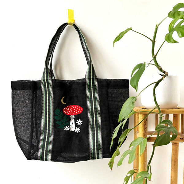 Disaster Designs Forage Black Recycled Shopper