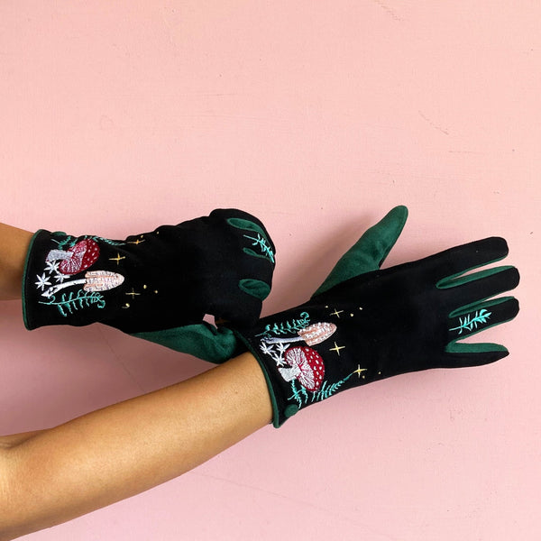 disaster designs Forage Embellished Gloves