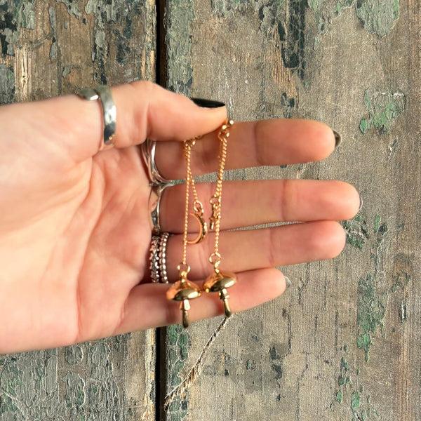 Disaster Designs Forage Gold Earrings