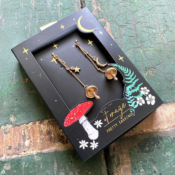 Disaster Designs Forage Gold Earrings