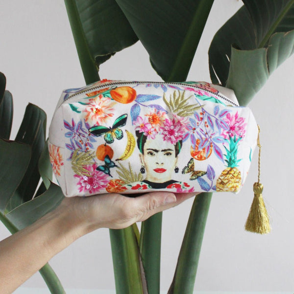 disaster designs Frida Kahlo Fruit Cosmetic Bag