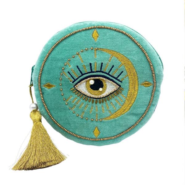 Disaster Designs Glimmer Eye Round Makeup Bag