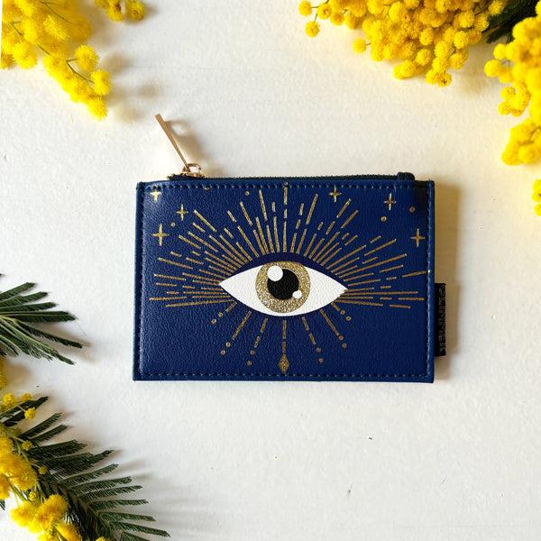 Disaster Designs Glimmer Eye Zip Purse