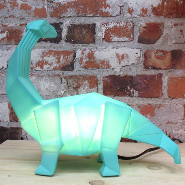 Disaster Designs Green Dinosaur Led Lamp