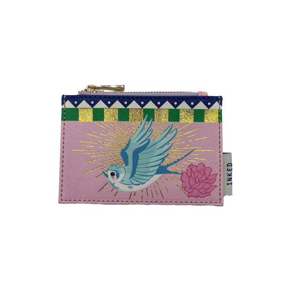 Disaster Designs Inked Bird Zip Purse