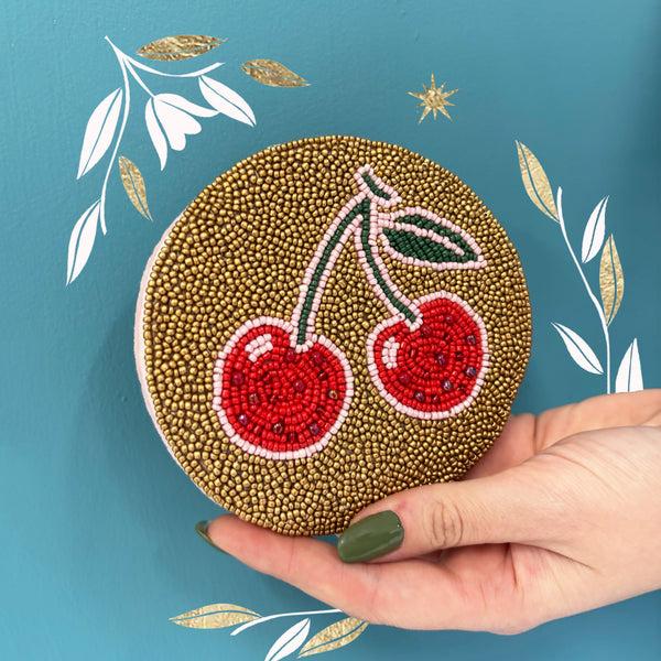 disaster designs Inked Cherry Coin Purse