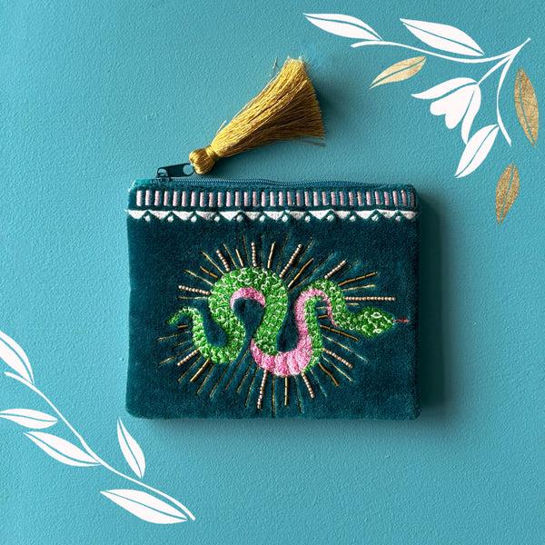 disaster designs Inked Snake Pouch