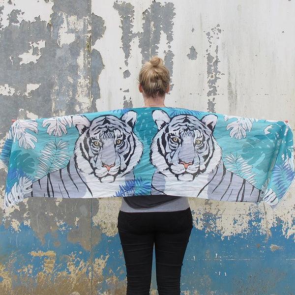 Disaster Designs Into The Wild Tiger Scarf