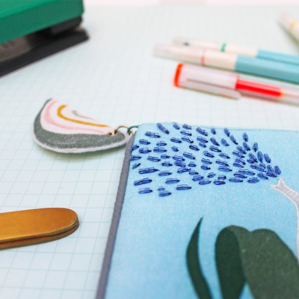 Disaster Designs Little Arc Elephant Quilted Pouch