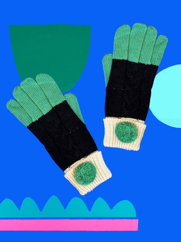 disaster designs Loop Black Gloves