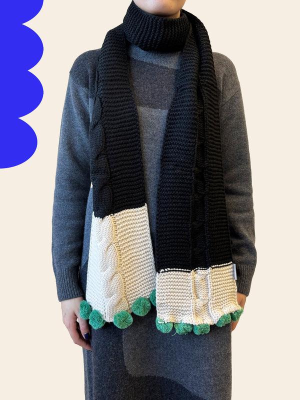 disaster designs Loop Black Scarf