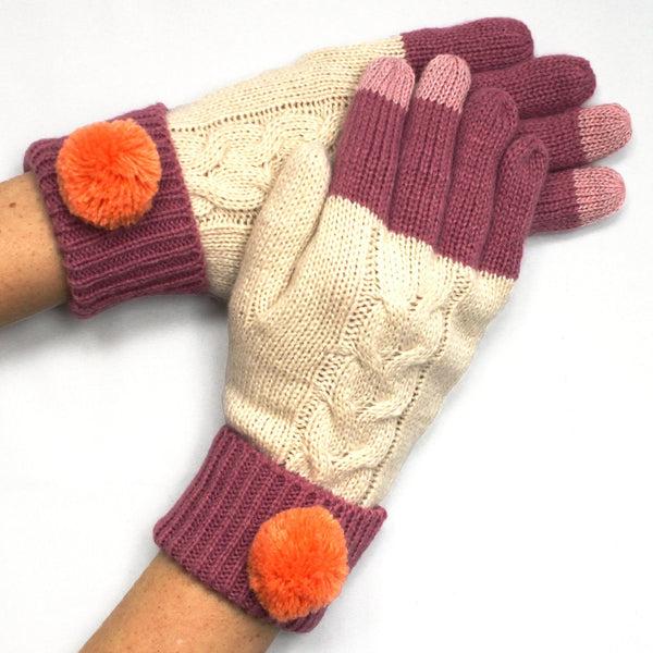 disaster designs Loop Cream Gloves